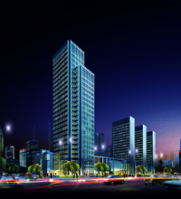 学员作品展示：高层写字楼夜景